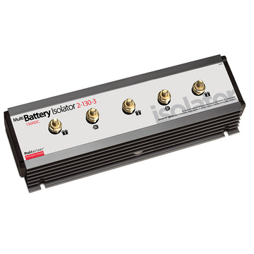ProMariner 130A Multi Battery Isolator, 2 Alternator / 3 Battery, Waterproof