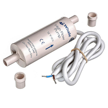 Whale Marine GP1692 Inline Booster High Flow Electric Galley Pump, 12V - IP67