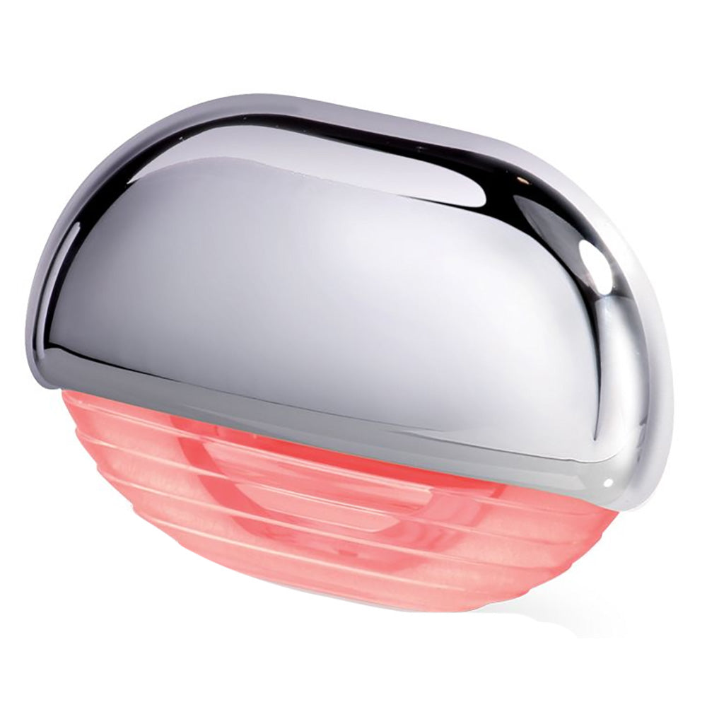 Hella Marine Easy Fit Step Lamp, Red LED, Chrome Cap, IP67 Rated