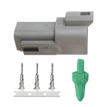 Pacer DT Deutsch Receptacle Repair Kit, 3 Position, 14-18 AWG, IP6K9K Rated