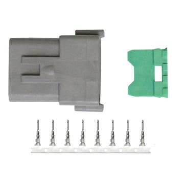 Pacer DT Deutsch 8-Position Receptacle Repair Kit, 14-18 AWG, IP68/UL-94 Rated