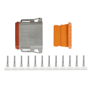 Pacer DT Deutsch Plug Repair Kit, 12 Position, 14-18 AWG, 13 Amp