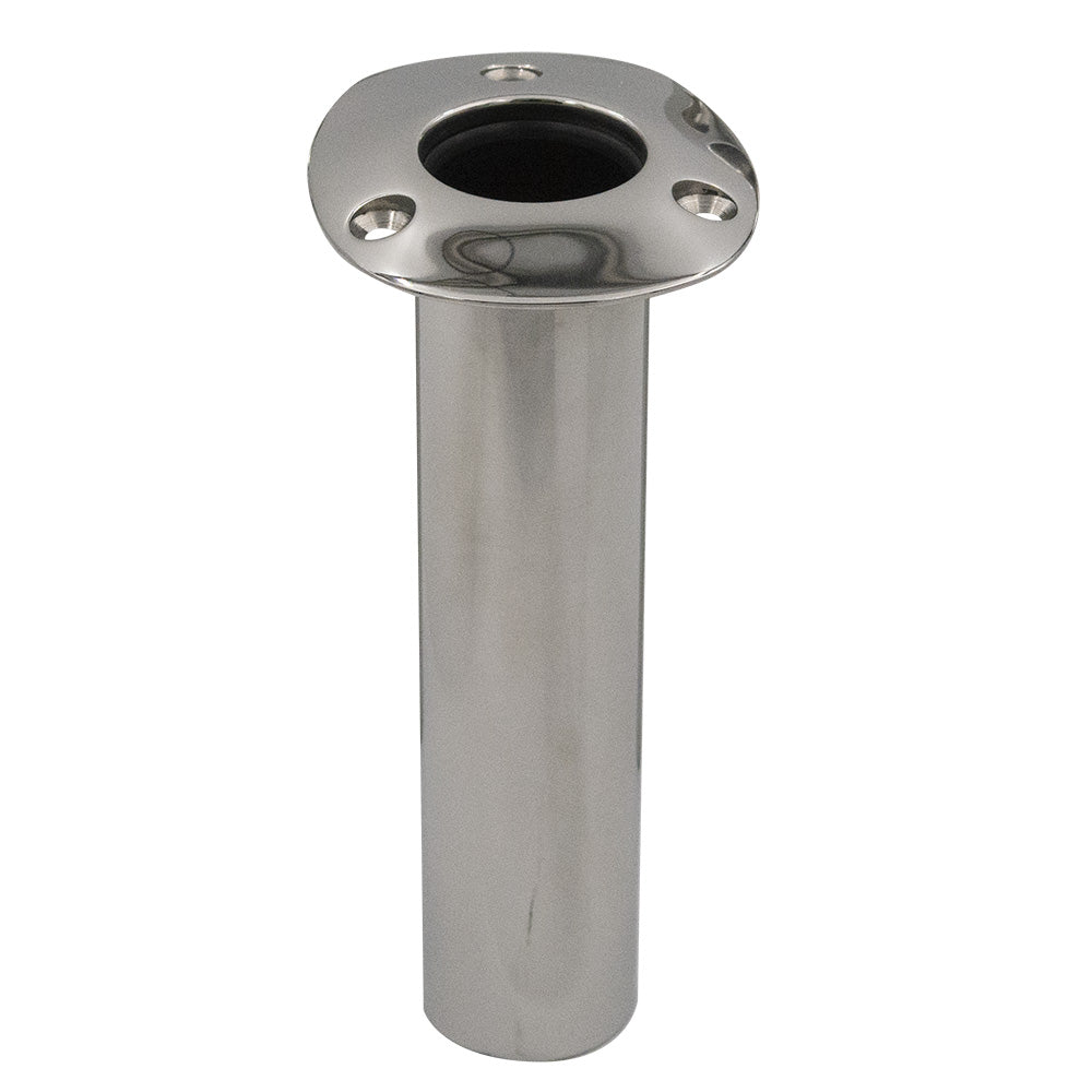 C.E. Smith 70 Series Flush Mount Rod Holder, 0 Degree, Stainless Steel