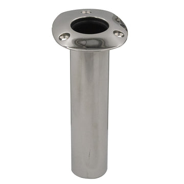 C.E. Smith 70 Series Flush Mount Rod Holder, 0 Degree, Stainless Steel