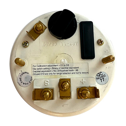 VDO Cockpit International Gen II Tachometer with Hourmeter, 4000 RPM, 85mm