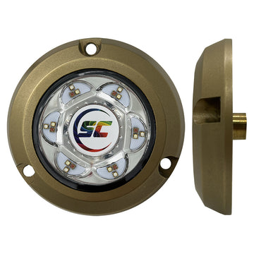 Shadow-Caster SC2 Series Bronze Surface Mount Underwater Light - Up to 3