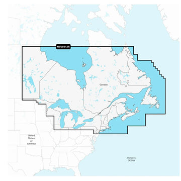 Garmin Navionics+ NSUS012R Canada, East & Great Lakes Marine Map Card