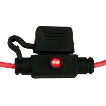 Sea-Dog ATM Mini Style Inline LED Fuse Holder, 30A – IP67 Waterproof