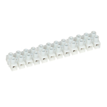 Pacer Euro Style Terminal Block, 15A 12-Gang – UL Recognized 5-Pack