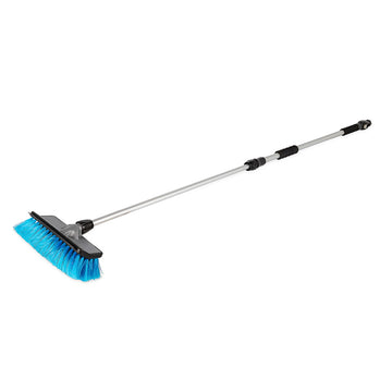 Camco RV Flow-Through Wash Brush with Adjustable Handle, 43 in. to 71 in.