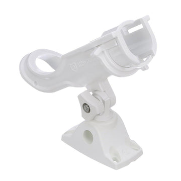 Attwood Marine Heavy-Duty Adjustable Rod Holder with Combo Mount, Made in USA