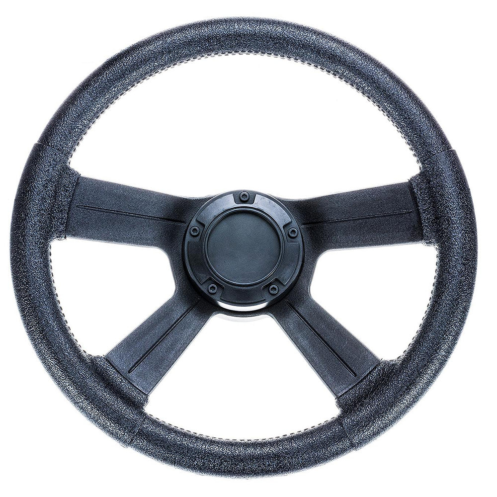Attwood Marine Soft Grip 13" Steering Wheel, ABYC P-22 & ISO 8848 Certified