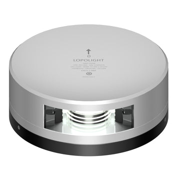 Lopolight Stern Light, 2NM, Silver Housing with FB Base – COLREG72 Certified