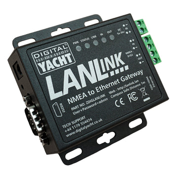 Digital Yacht LANLink NMEA 0183 to Ethernet Gateway, Marine Data Integration
