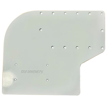 Sea Brackets Large Offset Trolling Motor Plate, 6061 T6 Aluminum