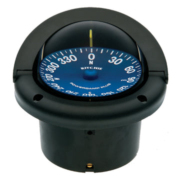 Ritchie SS-1002 SuperSport Flush Mount Compass, 3-3/4" Blue Dial