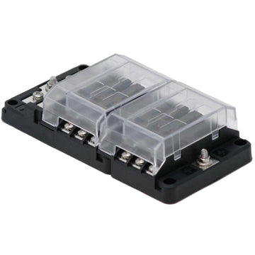 Egis Mobile Electric 8026 RT Fuse Block, 12-Position, 100A, ATO/ATC/ATF