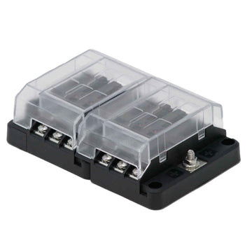 Egis Mobile Electric 8029 RT Fuse Block, 12-Pos, 100A, ATO/ATC/ATF
