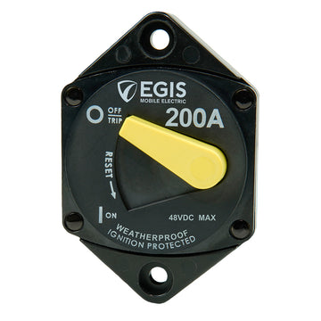 Egis Mobile Electric 87 Series Panel Mount Circuit Breaker - 200A 48Vdc