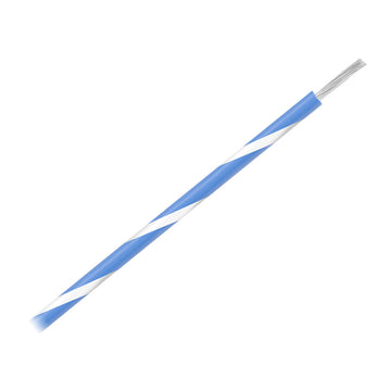 Pacer 16 AWG Striped Marine Wire, Blue/White, 500 ft. Spool – Made in USA