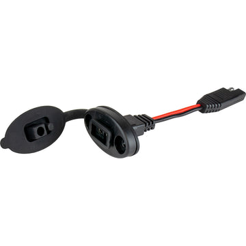 Sea-Dog Front Mount SAE Power Socket, 12-24V 20A