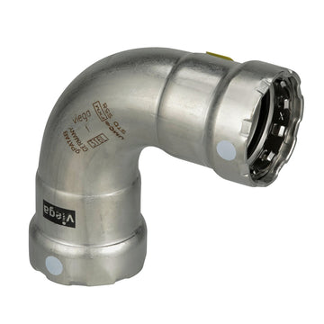 Viega MegaPress 316 FKM 90 Degree Elbow, 1/2-inch