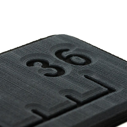 SeaDek 36" Routed Ruler - 6mm - Brushed Texture - Dark Grey/Black