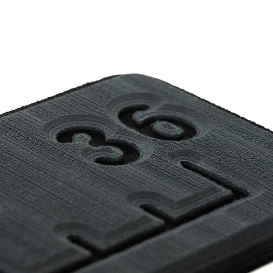 SeaDek 36" Routed Ruler - 6mm - Brushed Texture - Dark Grey/Black