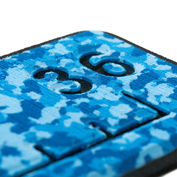SeaDek 36 in. Routed Fish Ruler, 6mm Brushed Texture, Aqua Camo/Black