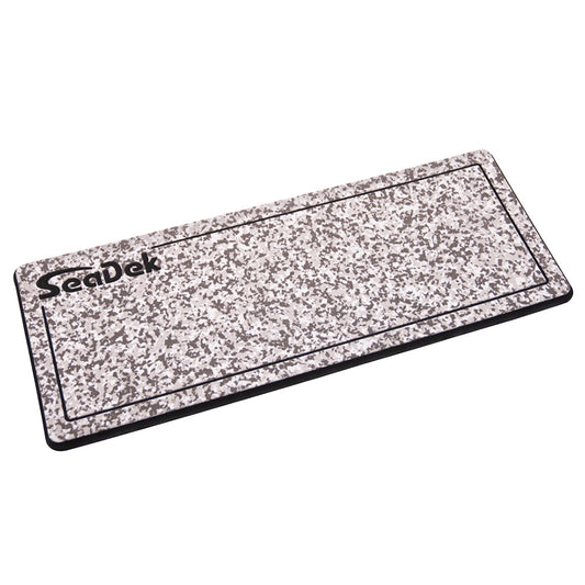SeaDek 16" x 39" 20mm Dual Density Large Helm Pad w/SeaDek Logo - Brushed Texture - Snow Camo/Black (406.4mm x 990.6mm x 20mm)