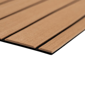SeaDek 40 in. x 80 in. 6mm Teak Full Sheet, Brushed Mocha/Black