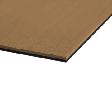 SeaDek 40" x 80" Two Color Full Sheet, 6mm Brushed Texture, Mocha/Black