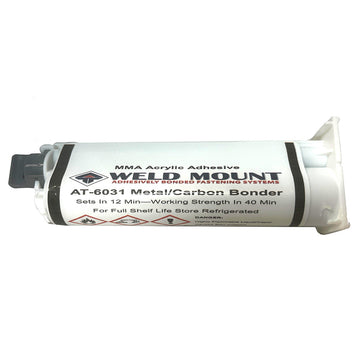Weld Mount AT-6031 Metal Bond Adhesive, 10:1 Mix, 50mL Cartridge