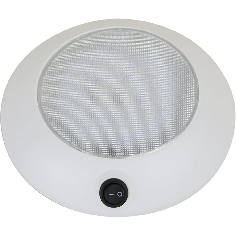 Scandvik 5.5" LED Dome Light with Switch, Dimmable, IP66