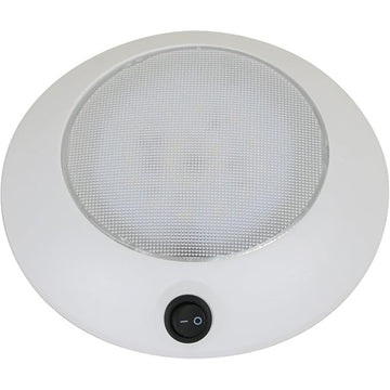 Scandvik 5.5" LED Dome Light with Switch, Dimmable, IP66