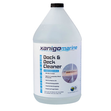Xanigo Marine Dock & Deck Cleaner, 1 Gallon – USDA Certified Biobased