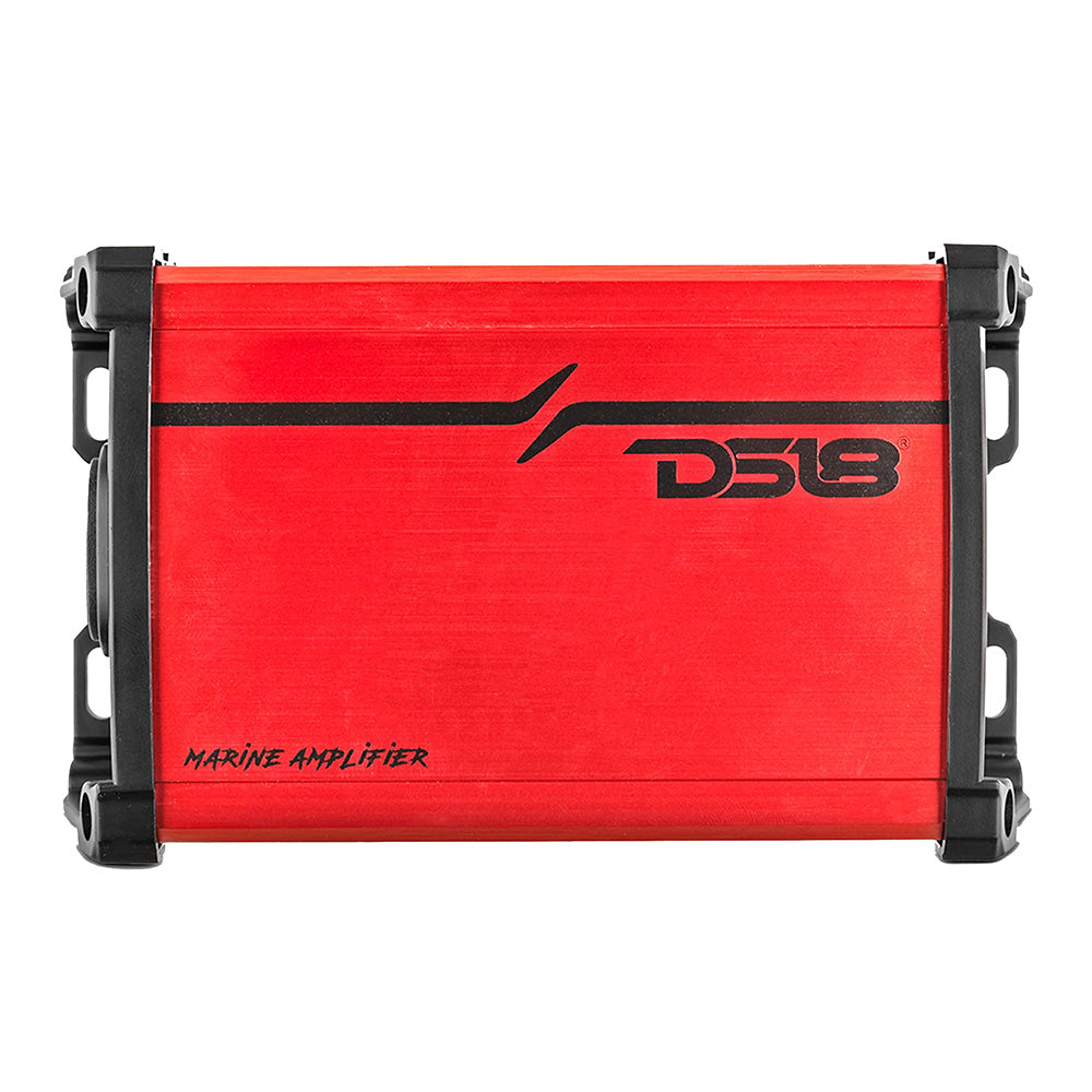 DS18 MP.4A 4-Channel Class D Full-Range Marine Amplifier, 4 x 40W RMS