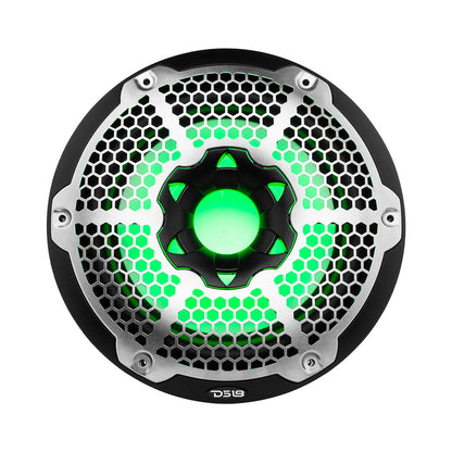 DS18 HYDRO 10 in. Marine Subwoofer with RGB Lights, 600W