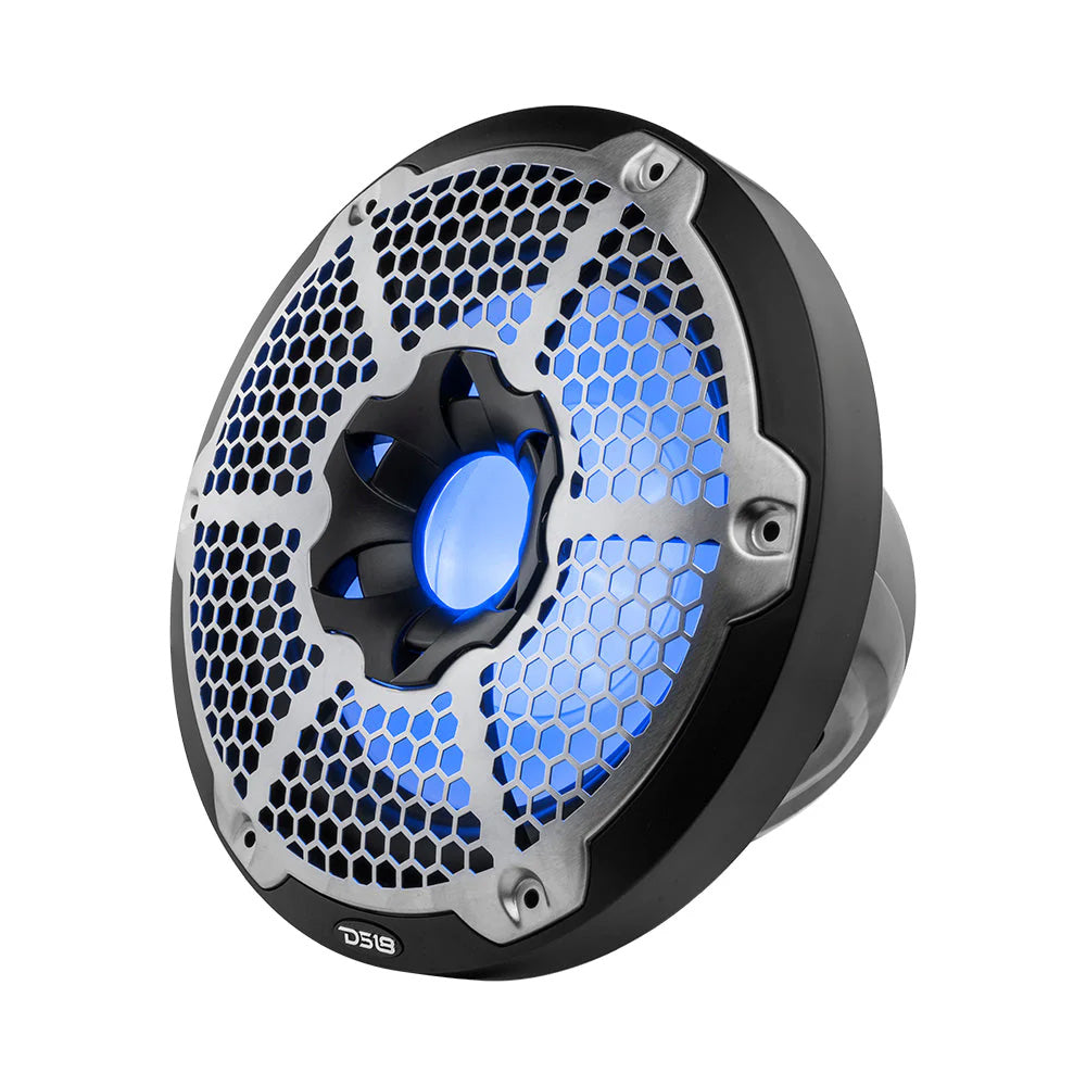 DS18 HYDRO 10 in. Marine Subwoofer with RGB Lights, 600W