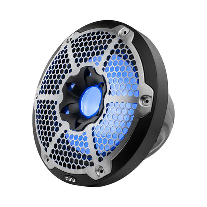 DS18 HYDRO 10 in. Marine Subwoofer with RGB Lights, 600W