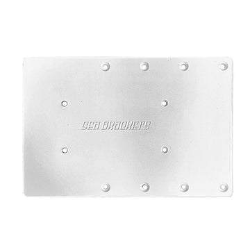 Sea Brackets 12" Trolling Motor Plate for Garmin Force Kraken, Aluminum