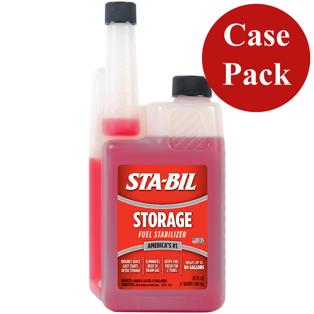 STA-BIL Storage Fuel Stabilizer, 32 fl oz (Case of 12) – America's #1 Formula