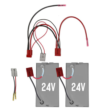 Connect-Ease Double Time 24V Parallel Kit for 2x 24V Batteries to 1 Motor