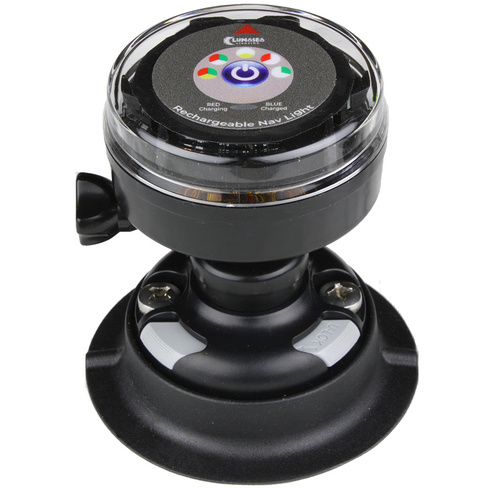 Lunasea Lighting Rechargeable Tri-Color Portable Navigation Light, 2nm