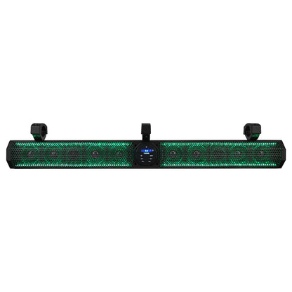 DS18 37 in. Marine Amplified Bluetooth Sound Bar with 1200W Output and RGB LED