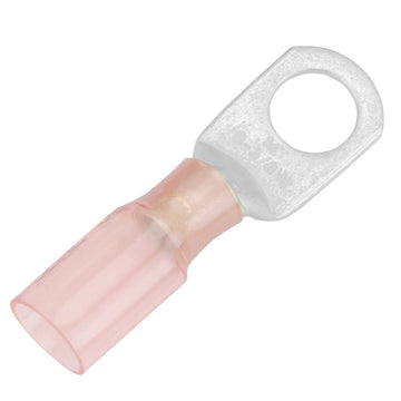 Pacer 8 AWG Heat Shrink Ring Terminal, 3/8 in. Stud Size, 25 Pack