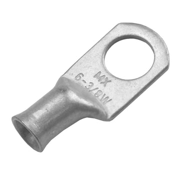 Pacer 6 AWG Tinned Copper Closed-End Lug, 3/8 in. Stud, 10 Pack