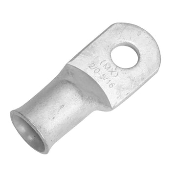 Pacer 2/0 AWG Tinned Copper Closed-End Lug, 5/16" Stud – 10 Pack