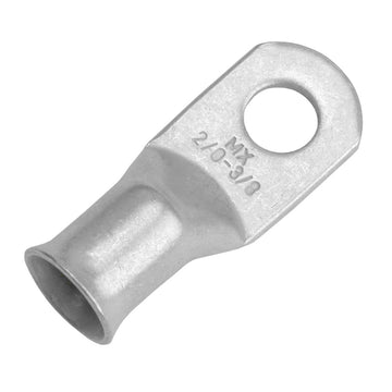 Pacer Tinned Lug 2/0 AWG, 3/8" Stud, 10-Pack – UL & CSA Approved