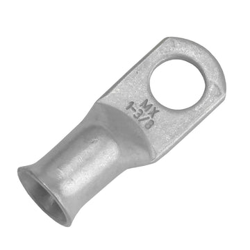 Pacer Tinned Lug, 1 AWG Wire Size, 3/8" Stud, 10-Pack